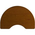 thumbnail image 2 of Mobile 48''W x 72''L Kidney Oak HP Laminate Activity Table - Standard Height Adjustable Legs, 2 of 3