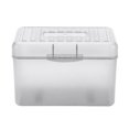 thumbnail image 1 of ZTTD 3x5 Index Card Holder, Note Flash Card Organizer Case, Index Card File w/Flip Top, Notecard Recipe, Holder, Holds 250 Cards, White, 1 of 8