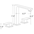 thumbnail image 4 of Imaginations Américaines 18.25 pouces W Ensemble d'évier Undermount Blanc, 4 of 7