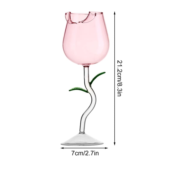 XZNGL Coupe à Vin Rose Rouge Verre de Luxe Haut de Gamme Coupe à Vin Haute
