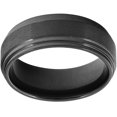 thumbnail image 1 of Mens 9mm Titanium Black Comfort fit Brushed Wedding Band, 1 of 3