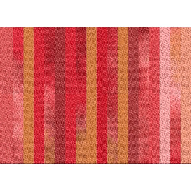 Ahgly Company Tapis d'Intérieur Lavables en Machine, Rectangle de Transition Orange Vif, 8' x 10'