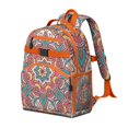 thumbnail image 4 of Zen Inspired Pattern Spiritual Awakening Print Lotus Flower Yoga Art Student Backpack Adjustable Shoulder Straps Chest Strap Durable, 4 of 6
