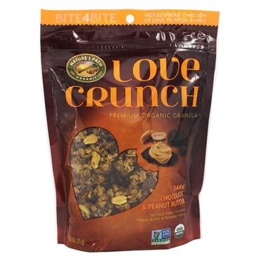 Nature's Path Biologique - Premium Biologique Love Crunch Chocolat Noir et Beurre d'Arachide - 11,5 oz