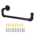 thumbnail image 4 of Industrial Pipe Towel Bar Heavy Duty Rustic Style Towel Rack for Bathroom, 4 of 6