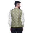 thumbnail image 3 of Atasi Block Printed Wedding Jackets For Men Nehru Jacket Waist Coat For Festive Season-Medium, 3 of 6