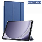 For Samsung Galaxy Tab A9 8.7 2023 SM-X110 SM-X115 SM-X117 X110 X115 X117 Magnetic Stand Tablet Case Leather Flip Smart Cover Royal Blue