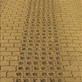thumbnail image 1 of Ahgly Company Machine Washable Indoor Square Transitional Saddle Brown Area Rugs, 6' Square, 1 of 7