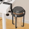 thumbnail image 1 of Desk Cup Holder Cup Holder for Desk Desk Cup Holder Clamp Desk Side Fixed Cup Holders Desk Coffee Holders Hanging Cup Holders Rack Dormitory Upper Bunk Cup Holders, 1 of 6