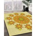 thumbnail image 3 of Ahgly Company Tapis de Zone Carré Orange Lavable en Machine, 4 Pieds Carré, 3 of 7