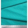 thumbnail image 3 of Soimoi Green Cotton Poplin Fabric Plus Sign Geometric Print Fabric by the Yard 42 Inch Wide, 3 of 3
