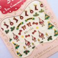thumbnail image 2 of serony Nails Art Sticker Merry Christmas 3D Golden Elements Nail Wrap Sticker Tips DIY Manicura Stickers Tool, 2 of 7