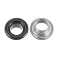 thumbnail image 4 of Unique Bargains 100PCS Grommets Eyelets 1/6 Inch (4mm) ID Hole Metal Self Backing Eyelet with Washers for Leather Black, 4 of 7