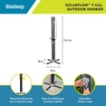 thumbnail image 2 of Bestway SolarFlow 9.2 Gal Solar Heat Outdoor Shower w/ Adjustable Settings, 2 of 11