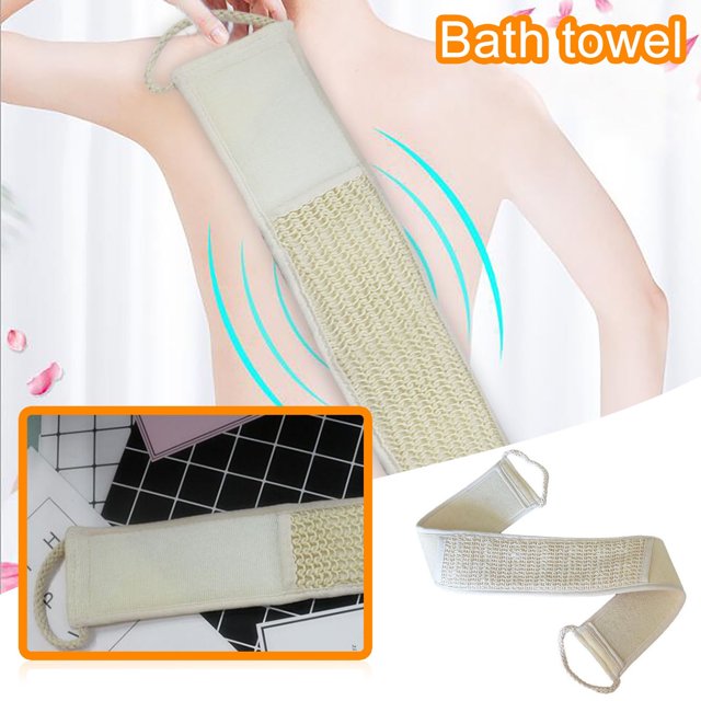 DPTALR Sponge Gourd Back Bath Towel Exfoliation Massage Rub Back Bath