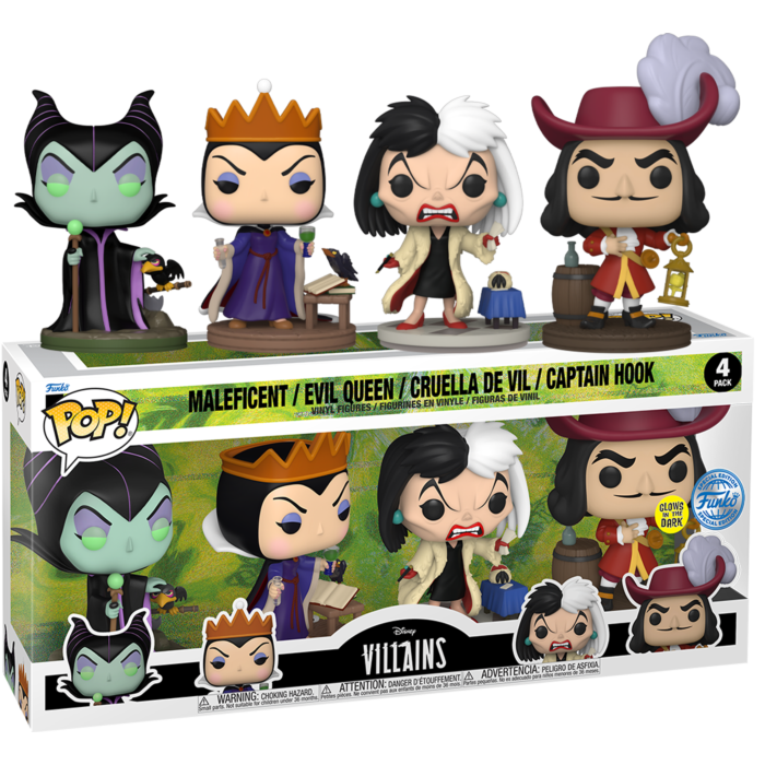 Funko POP Disney: Villains 4PK - Walmart.ca