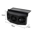 thumbnail image 4 of Solar Powered Car Device Car Exhaust Fan Circulation Exhaust Fan Car Ventilation Fan, 4 of 4