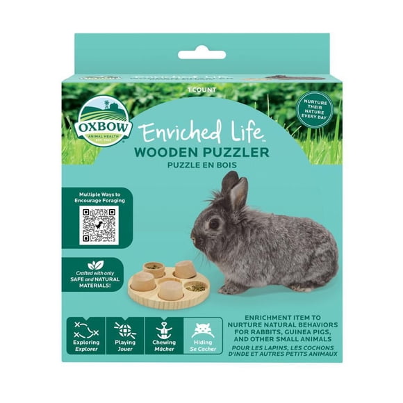 Oxbow Enriched Life Wooden Puzzler Toy