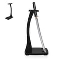 thumbnail image 4 of 1Set Minimalist Black Wood Sword Stands For Game Room Samurai Enthusiasts, 4 of 9