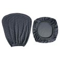 thumbnail image 4 of Split Office Chair Cover Waterproof Universal Washable Protective dark seat. The elastic edge grey, 4 of 9