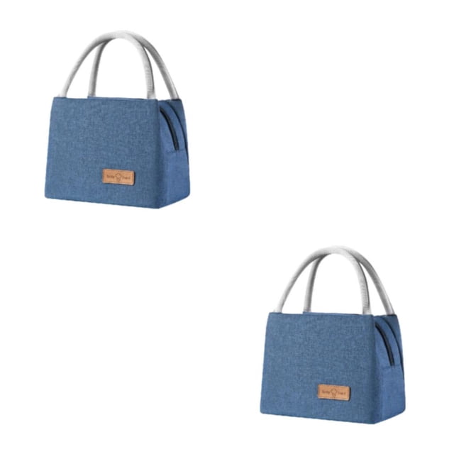 Ruiboury Multi-Purpose Thermal Companion For Picnics Large Capacity Picnic Bags Large+Blue 2Set