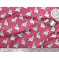 thumbnail image 3 of Soimoi Poly Georgette Fabric Pug Dog Decor Fabric Printed Yard 52 Inch Wide, 3 of 3
