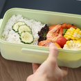 thumbnail image 4 of Binwennn Lunch Réutilisable de Conservation des Aliments avec Compartiment Lunch Micro-Ondes Scellé Enfants École Lunch Assiette Cuisine Récipient de Stockage des Aliments, 4 of 6