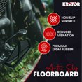 thumbnail image 2 of Krator Motorcycle Mini Floorboards, Compatible With Harley Davidson Models, 360 Degree Adjustable, Black, Harley Foot Pegs, Front Rider Rear Passenger Footboards, Motorcycle Accessories, 2 of 9