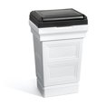 thumbnail image 1 of Step2 Atherton – Poubelle d'extérieur classique blanche pour terrasse, 1 of 9