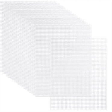 20 Feuilles de Toile en Plastique, 13x10.2 Pouces 7CT Feuilles de Toile en Plastique Transparent pour Broderie