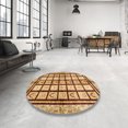 thumbnail image 3 of Ahgly Tapis d'Intérieur Rectangulaire Abstrait Jaune Orange, 2 Pieds x 3 Pieds, 3 of 6