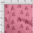 thumbnail image 1 of oneOone Polyester Lycra Fabric Branch & Owl Block Printed Craft Fabric BTY 56 Inch Wide, 1 of 4