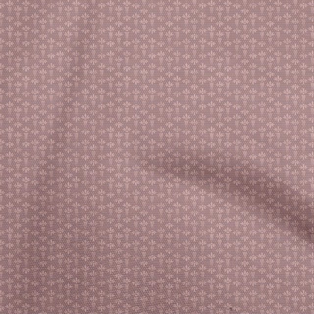 oneOone Silk Tabby Dusty Rose Fabric Asian Block Sewing Material Print Fabric By The Yard 42 Inch Wide