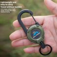 thumbnail image 3 of Porte-clés Tactique Rétractable, Mousqueton Robuste pour le Camping, la Pêche, Laisse pour Chien, Support d'Équipement Anti-Perte avec Dégagement Rapide, 3 of 8