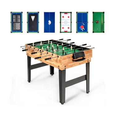 Costway Ensemble de Table de Jeu Combo 10-en-1, Table de Jeu Multi pour la Maison, Salle de Jeux