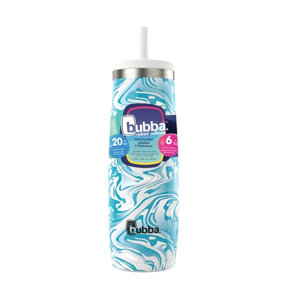 Gobelet Radiant bubba, 709 ml, bouteille d’eau en acier inoxydable avec isolation, scuba tourbillon de marbre