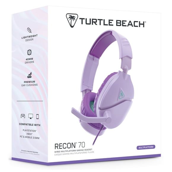 Turtle Beach® Recon 70 Lavender Gaming Headset