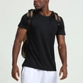thumbnail image 2 of XZNGL Mens Short Sleeve T-shirt Running Sports Leisure Quick Drying Sportswear, 2 of 8