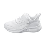Toddler Shoes,Boys Running Shoes Boys Breathable Sneakers Lightweight Non-Slip Durable Athletic Footwear Teens Track Field Training,Kids Shoes,White,38