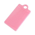thumbnail image 3 of Dvruxg Mini Plastic Washboard Washing Board Shirts Cleaning Laundry Board for Clothes(Pink), 3 of 5
