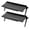 Black, variant on PEONAVET Multifunctional Shelf Punch- Computer Rack Plastic TV Set-top Box Screen Bracket Router Storage Rack