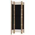 thumbnail image 3 of vidaXL Folding 3-Panel Room Divider 120 cm Bamboo and Canvas, 3 of 5