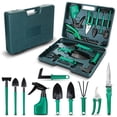 thumbnail image 1 of 10 Pcs Garden Tools Set , Heavy Duty Trowel Rake Weeder Pruner Shears Sprayer with, 1 of 8