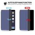 thumbnail image 3 of Pour Apple ipad 10,9 Pouces 2022 10e Nouveau Étui pour Tablette Smart Wake Étui funda à Rabat en Cuir à Trois Volets Étui Support pour A2757 A2777 PU Noir ipad 9,7 2017 5e, 3 of 6
