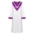thumbnail image 1 of Rswnyirn Robe Élégante d'Église pour Femmes Hommes Prêtres Luthériens Prédicateurs Robes de Ministre Robe de Soirée Violette M/160, 1 of 5