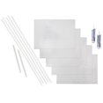 thumbnail image 1 of FASÄDE Ripple Decorative Vinyl Backsplash 15 sq ft Kit in Matte White, 1 of 6