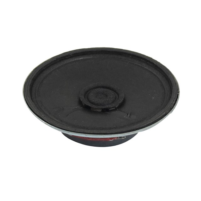 Unique Bargains 0.5W 0.5 Watt 8 Ohm 57mm Dia Aluminium Aimanté Externe Rond Ton Argenté