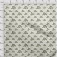 thumbnail image 4 of oneOone Cotton Silk Olive Green Fabric Text Craft Projects Decor Fabric Printed By The Yard 42 Inch Wide, 4 of 5