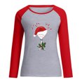 thumbnail image 4 of Qertyioot Chandail Décontracté de Noël pour Femmes, Manches Longues, Col Rond, Imprimé, Coupe Ample, 4 of 6