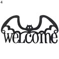 thumbnail image 2 of Wall Signs Decorative Welcome Print Multi-type Skull Bat Wall Halloween Hanging Signs for Party, 2 of 10